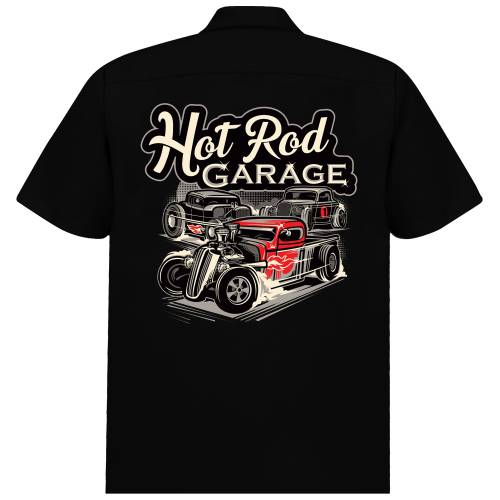 Hot Rod Garage Work shirt - Black Hot Rod Garage Work shirt - Black
